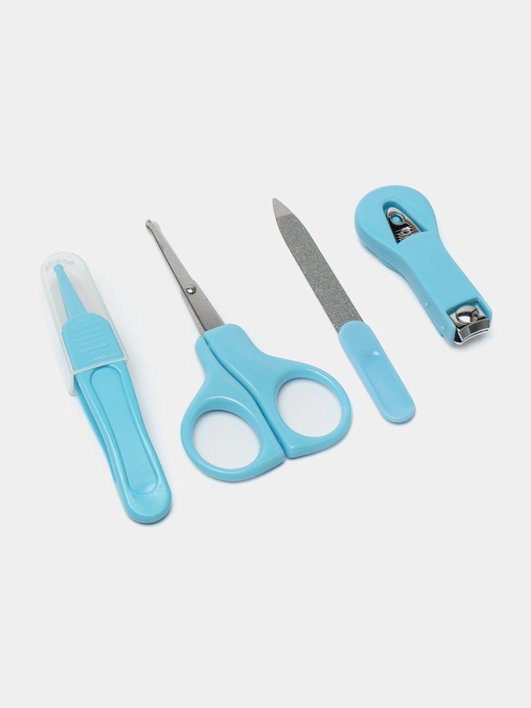 Маникюрный набор для новорожденных 10 предметов расческа/ножницы/кусачки/пилочка/пипетка Голубой (ST-017_blue) - фото 5 Маникюрный набор для новорожденных 10 предметов расческа/ножницы/кусачки/пилочка/пипетка Голубой (ST-017_blue) - фото 5