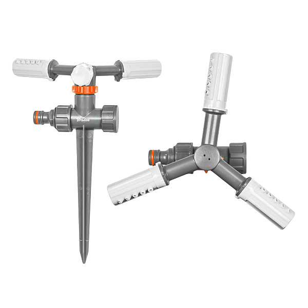 Зрошувач обертовий White Line WL-6107 3-ріжковий пластиковий на кілочку - фото 2 Зрошувач обертовий White Line WL-6107 3-ріжковий пластиковий на кілочку - фото 2