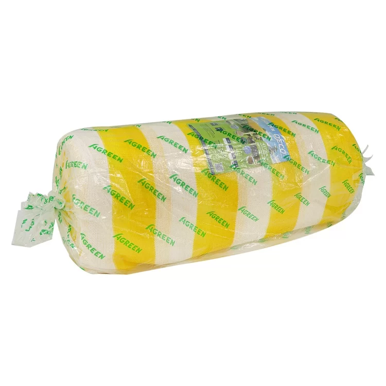 Сетка затеняющая Agreen 95% 130 г/м² 4х50 м 1 м Бело-желтый (56573)