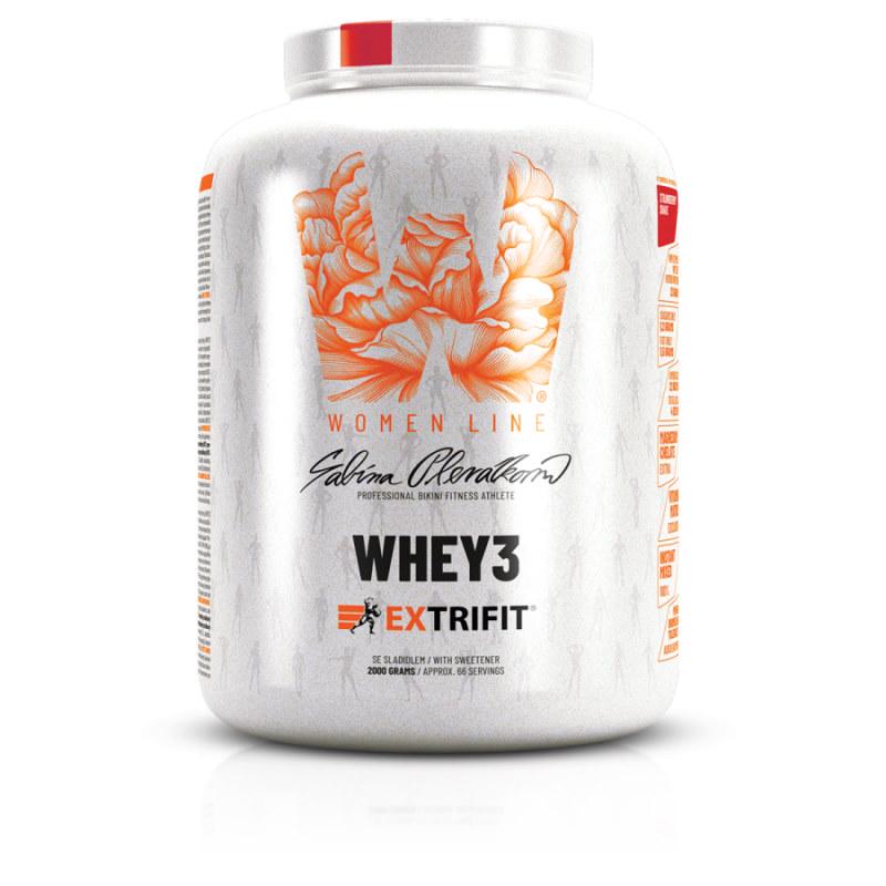 Протеин Extrifit Women Line Whey 3 2 кг Клубничный коктейль (8123V12689)