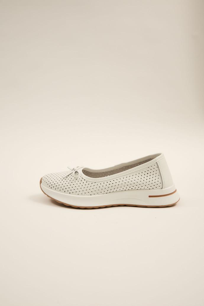 Балетки ALLSY кожаные р. 40 Белый (196788) - фото 4 Балетки ALLSY кожаные р. 40 Белый (196788) - фото 4