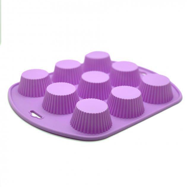 Форма силиконовая для кексов Stenson MH-3363 с 9 отделениями 27х21,6х3 см (549794)