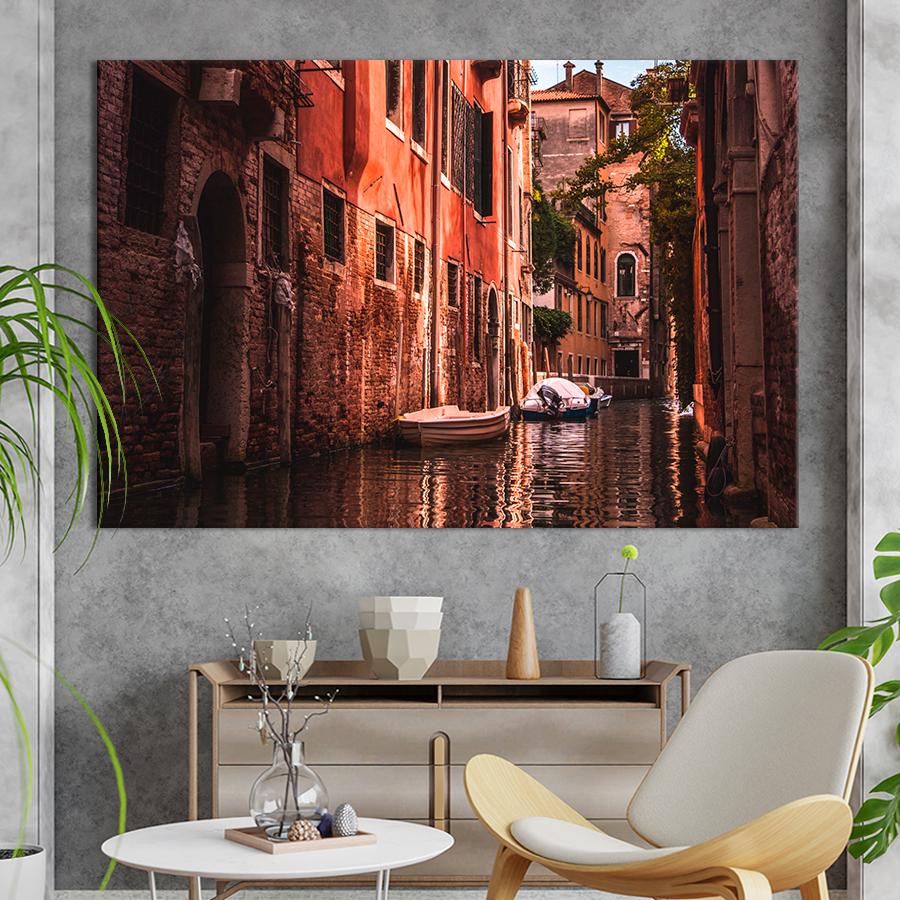 Картина город Эстетика Венеции 51x34 см (A638-1)
