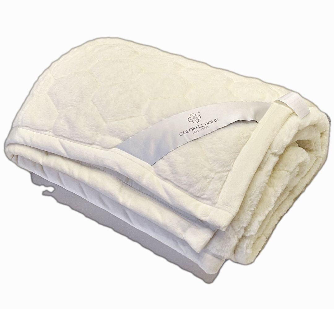 Плед двухсторонний Colorful Home Шиншилла 200x230 см Молочный (774) Плед двухсторонний Colorful Home Шиншилла 200x230 см Молочный (774)