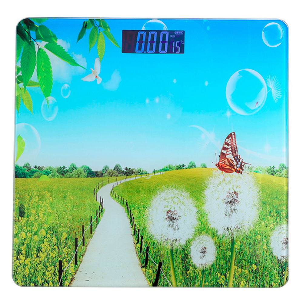 Весы электронные напольные Terra 17 BT с термометром 180 кг/50 г лето (2679366328)