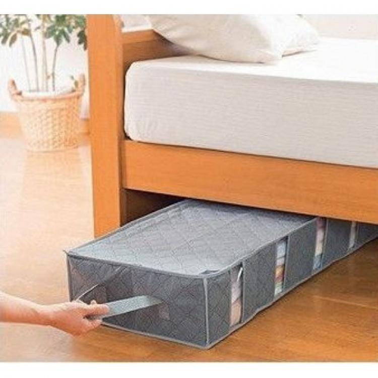 Органайзер для одягу під ліжко на 5 секцій (116003) - фото 2 Органайзер для одягу під ліжко на 5 секцій (116003) - фото 2