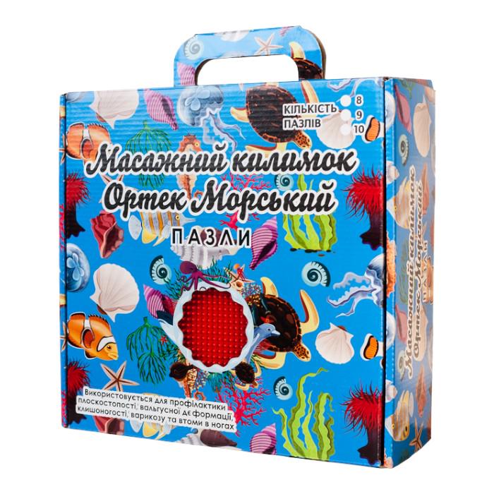 Килимок масажний дитячий ортек ортопедичний мікс морський 9 ел. - фото 7 Килимок масажний дитячий ортек ортопедичний мікс морський 9 ел. - фото 7