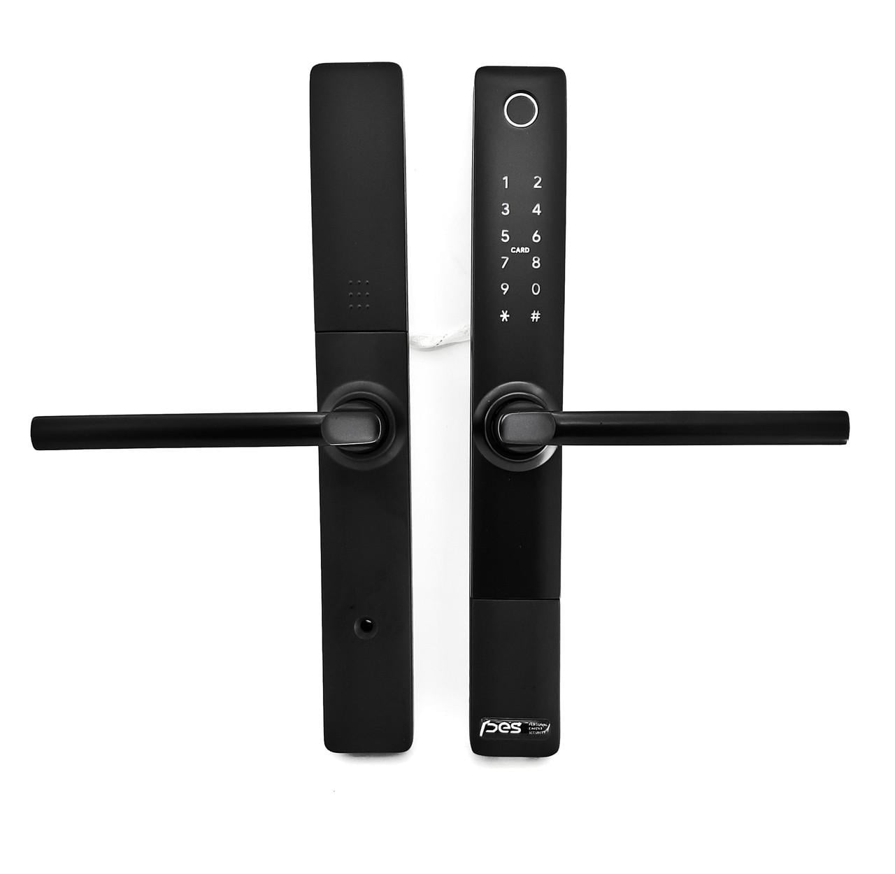 Замок розумний PES Bigl зі сканером відбитків пальців Чорний (PES-0004)