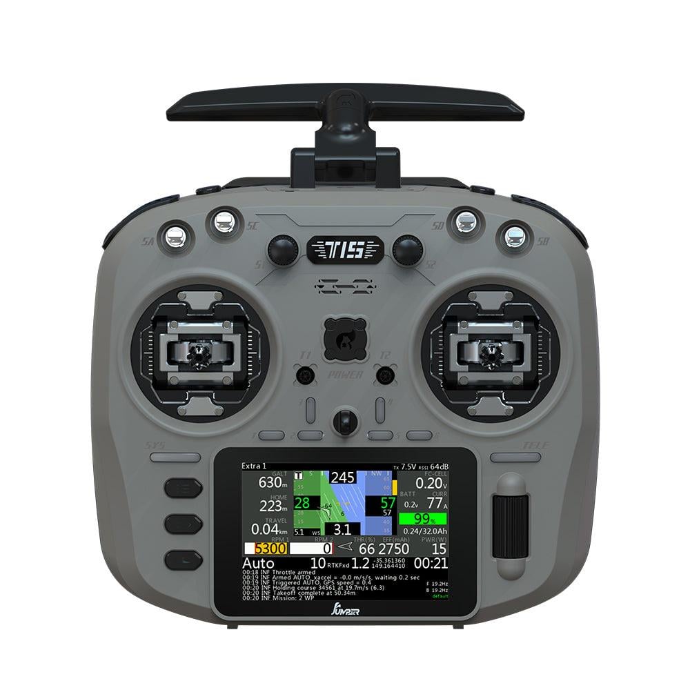 Пульт Jumper T15 ELRS 2,4GHz цветной экран Hall гимбаллы EdgeTX для FPV и Long Range дронов (00-00027109)