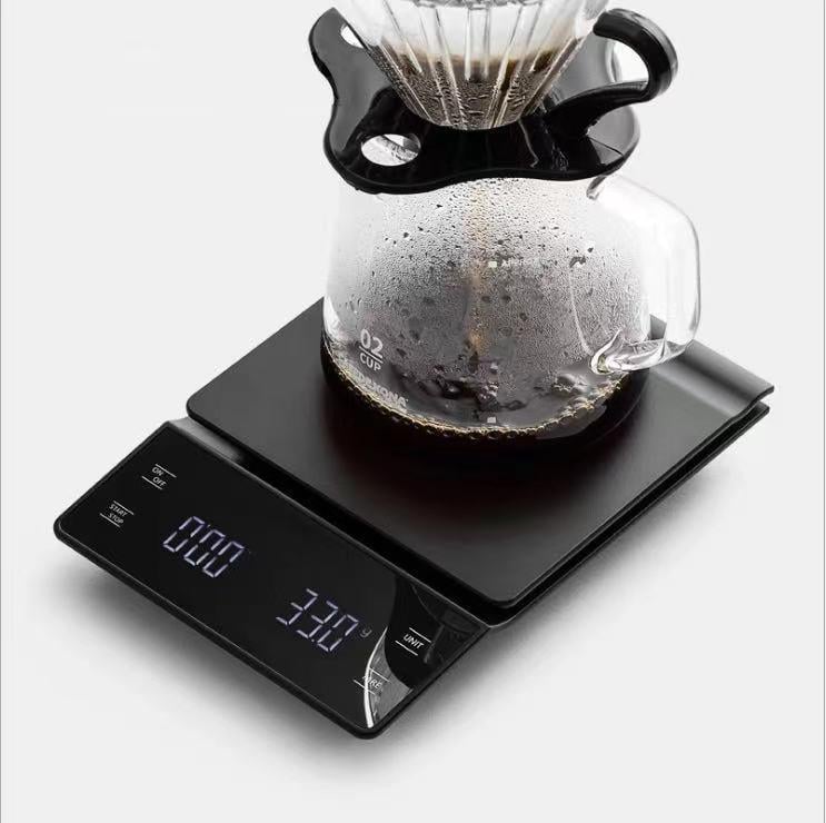 Кофейные электронные весы Zally Coffee Drip Scale EK6002 с таймером Черный - фото 3