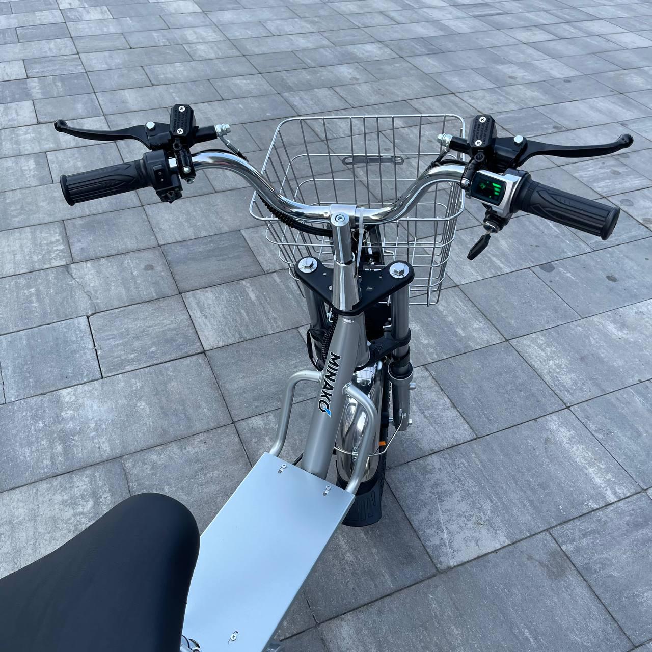 Електровелосипед Minako Monster 16" Chrome з підсиленим багажником (09865543) - фото 22 Електровелосипед Minako Monster 16" Chrome з підсиленим багажником (09865543) - фото 22