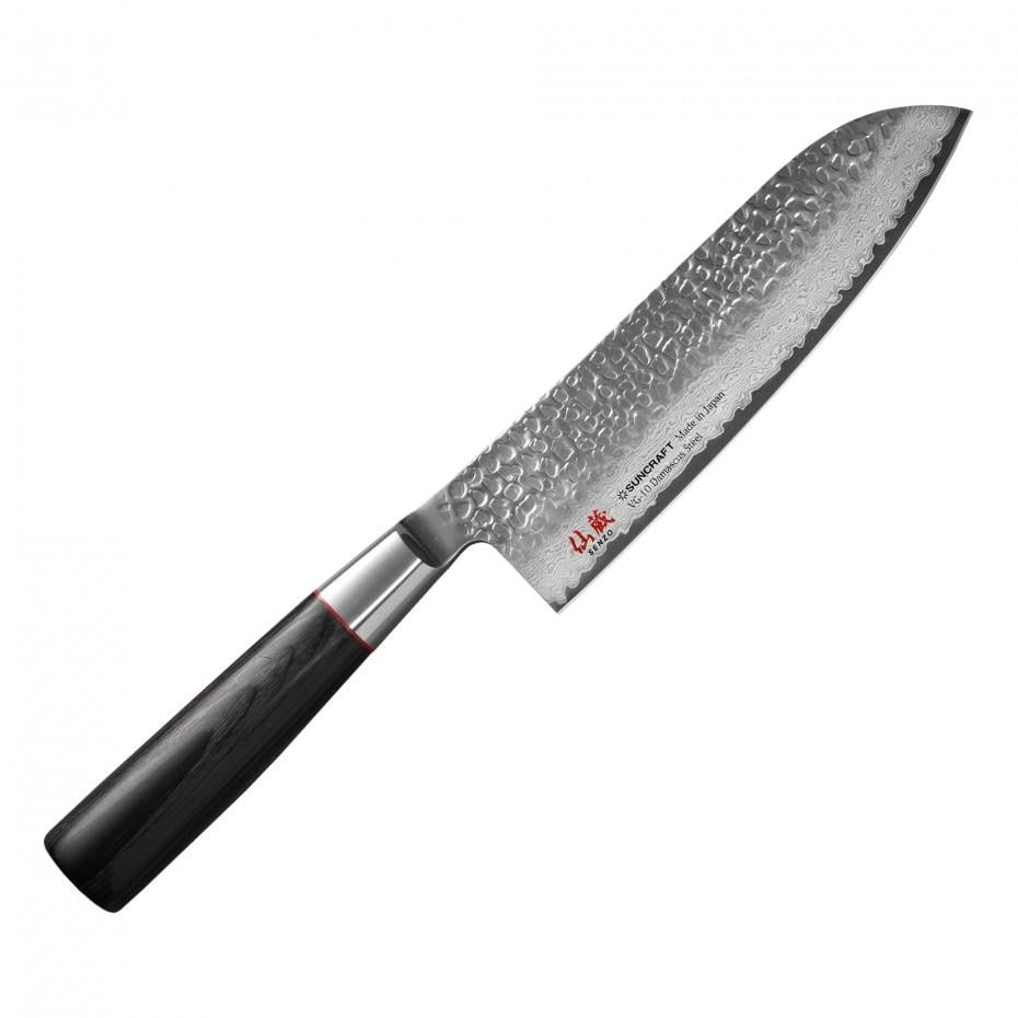 Кухонный нож Suncraft Senzo Classic Сантоку 167 мм (SZ-04)