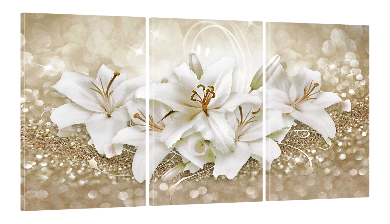 Картина модульная на холсте DK Лилии 100x180 см (MK30193 X)