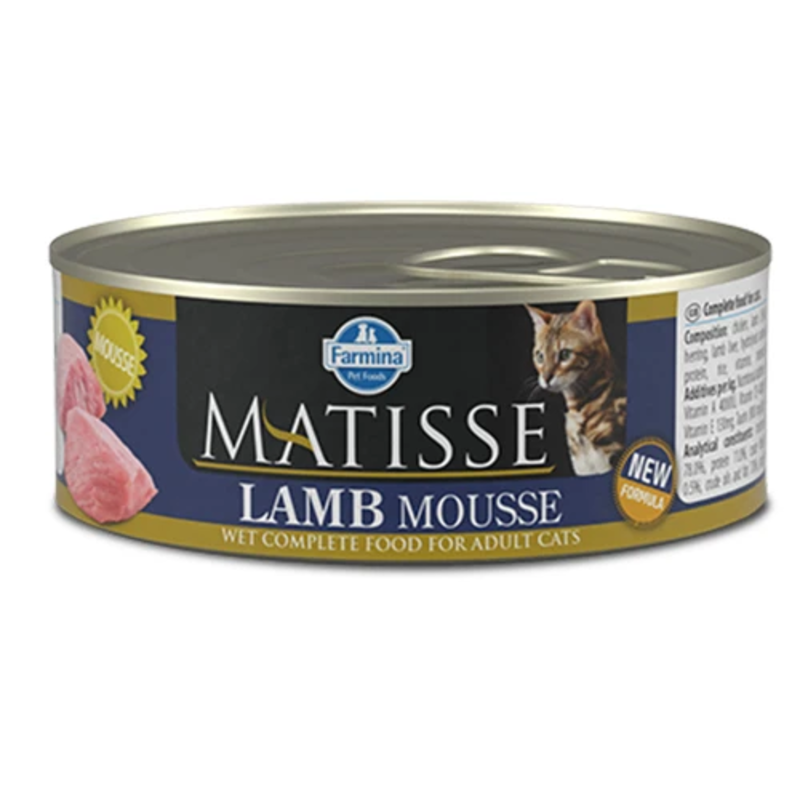 Корм влажный Farmina Matisse Cat Mousse Lamb для взрослых кошек с ягненком 85 г (2998381569)