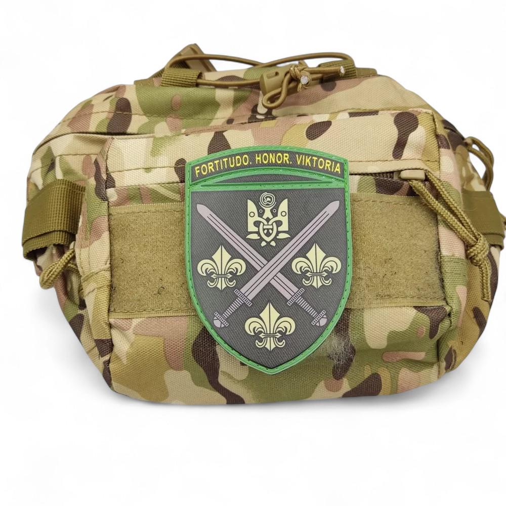 Патч-шеврон ВСУ 155 ОМБр Fortitudo Honor Viktoria 2025 Олива (29467708) - фото 2 Патч-шеврон ВСУ 155 ОМБр Fortitudo Honor Viktoria 2025 Олива (29467708) - фото 2
