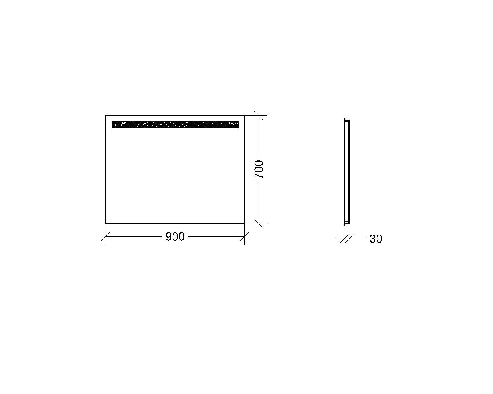 Дзеркало з LED підсвічуванням Кліон 700х900 мм (KLION 1-700х900) - фото 6