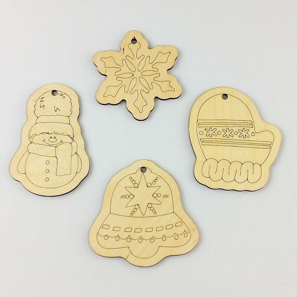 Набор для творчества Елочные украшения Зимние игрушки - фото 5 Набор для творчества Елочные украшения Зимние игрушки - фото 5