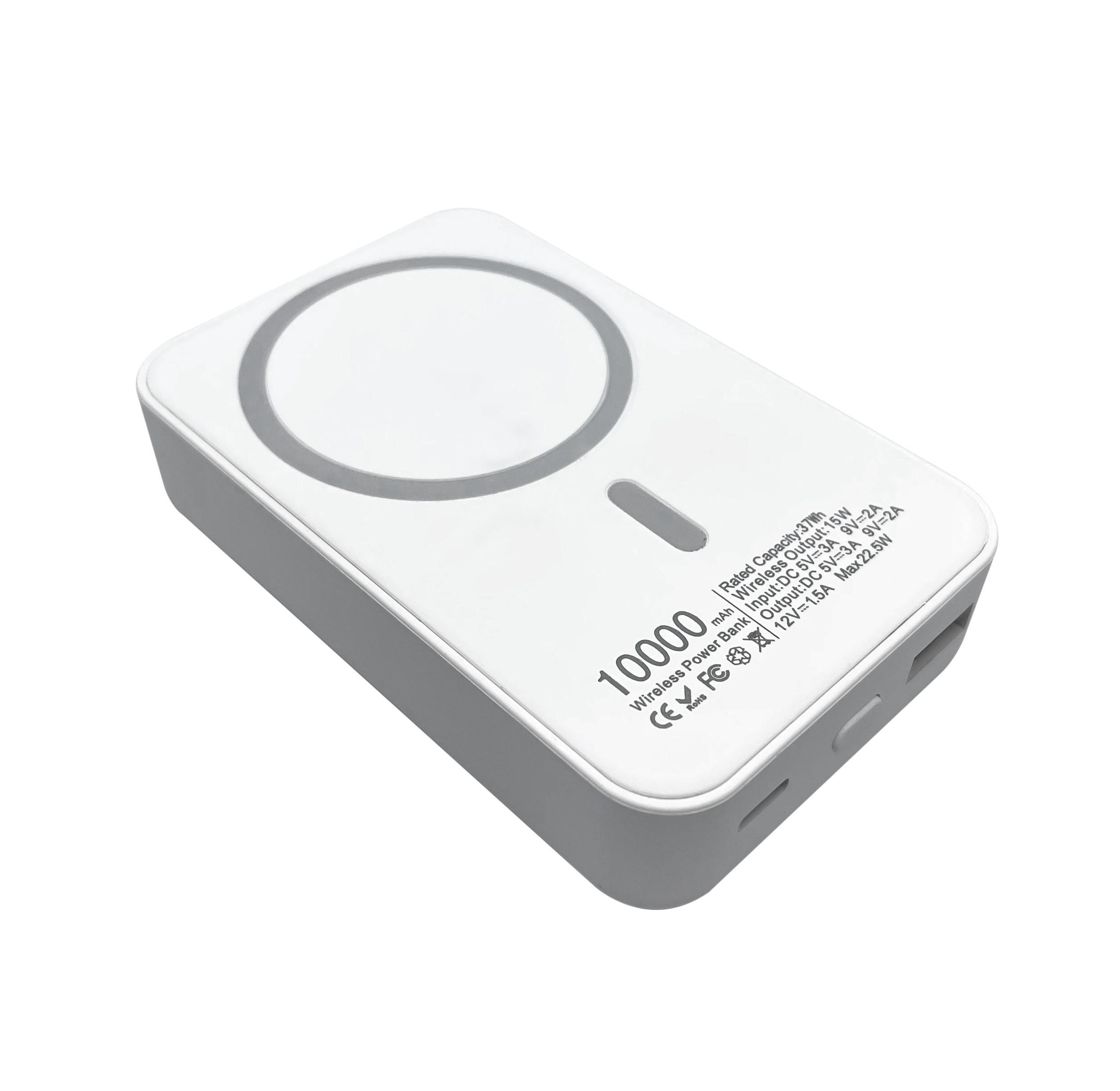 Повербанк XON PowerBank Magsafe з бездротовою зарядкою 15W 10000 mAh Білий (YC1W2 7768) - фото 3