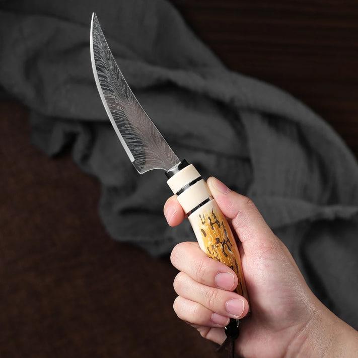 Нож кухонный для обвалки мяса/рыбы/фруктов/овощ (KN-22) - фото 4