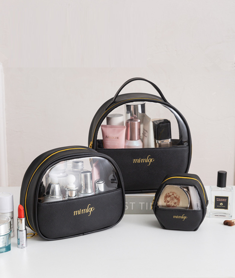 Набір косметичок 8414 3 шт. Чорний (4417072)