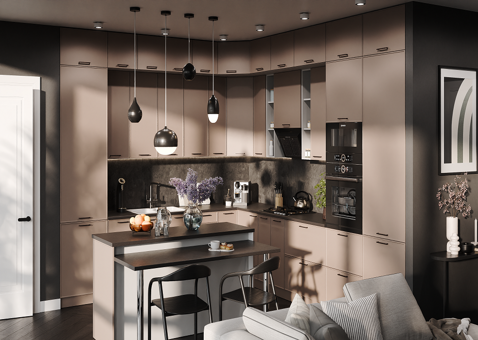 Кухня модульная Ariel Мокко