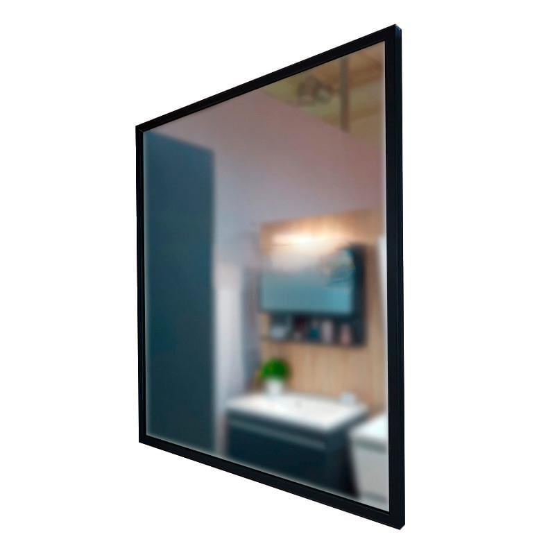 Зеркало Fancy Marble Siros в черной раме 700х700 мм (S-307358)