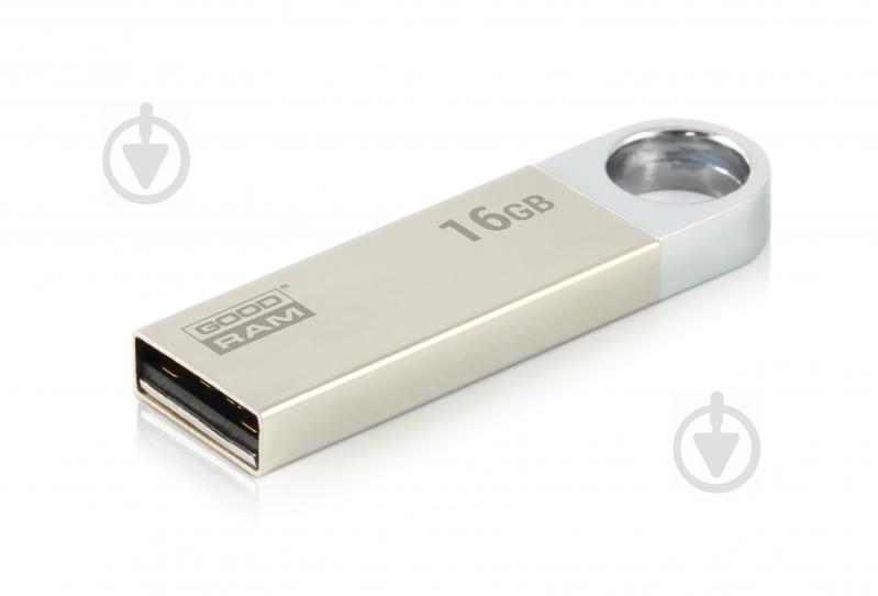 Флеш-накопичувач USB 16GB GOODRAM UUN2 (Unity) Silver (UUN2-0160S0R11) - фото 2