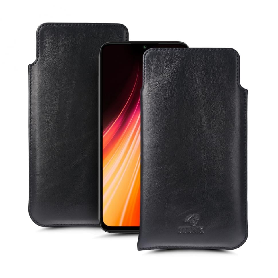 Футляр Stenk Elegance для Xiaomi Redmi Note 8 (2021) Черный (69953)