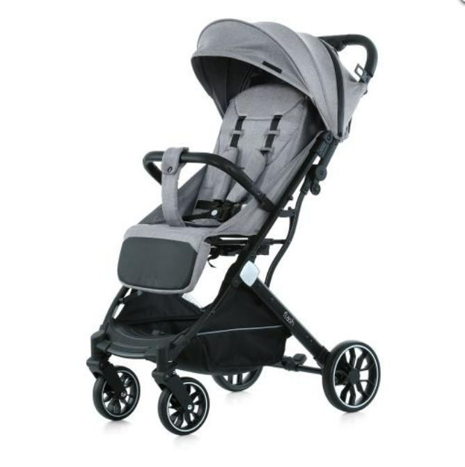Коляска-книжка прогулянкова Bambi M 5727-1 FLASH Silver Gray