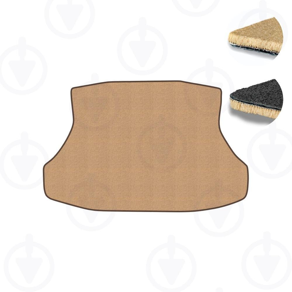 Коврик в багажник Star-Tex для Acura ILX 2015-2022 р. текстиль/Fortuna бежевый/Коричневый (10002-64-80-49)