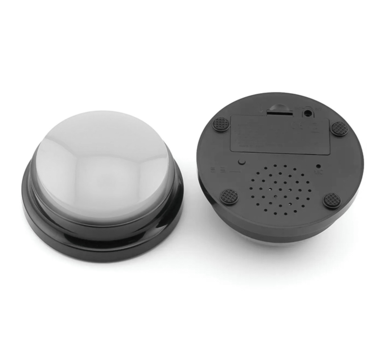 Звукова кнопка для собак та котів Pet Button з голосовою командою 9x4,5 см Білий (MK001048) - фото 2