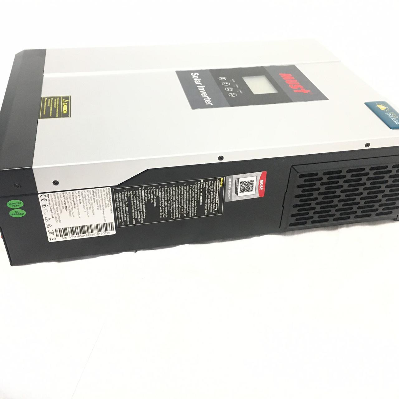 Инвертор солнечный Must Power PH18-5048 PLUS 5 кВт гибридный с функцией подмешивания - фото 4 Инвертор солнечный Must Power PH18-5048 PLUS 5 кВт гибридный с функцией подмешивания - фото 4