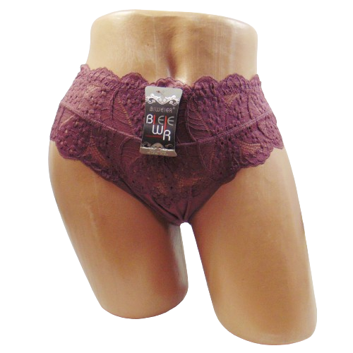 Трусы с кружевом Biweier 8008 3XL Сиреневый