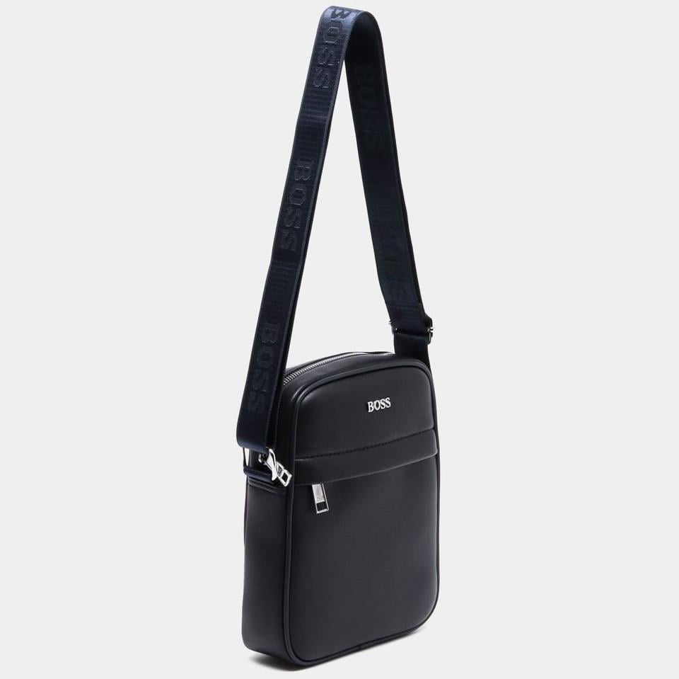 Сумка мужская брендовая BOSS экокожа Черный (0122-2 PTR) Сумка мужская брендовая BOSS экокожа Черный (0122-2 PTR)