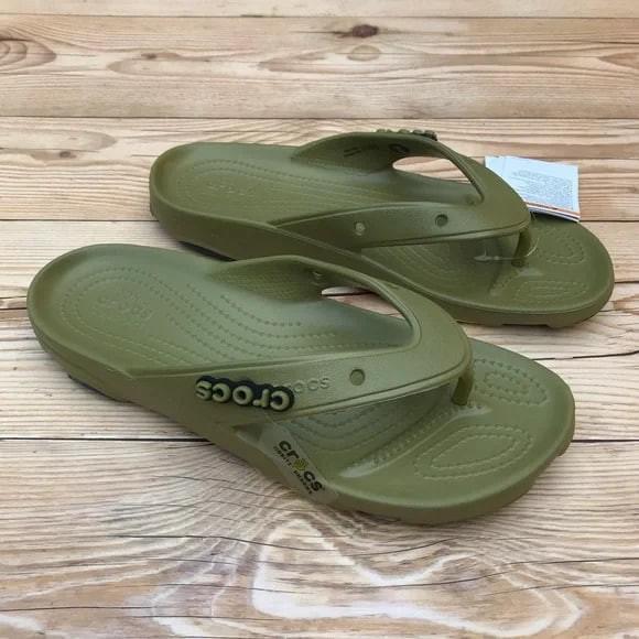 В'єтнамки чоловічі Crocs All-Terrain Flip Aloe р. 44-45 Оливковий (15128) - фото 13 В'єтнамки чоловічі Crocs All-Terrain Flip Aloe р. 44-45 Оливковий (15128) - фото 13