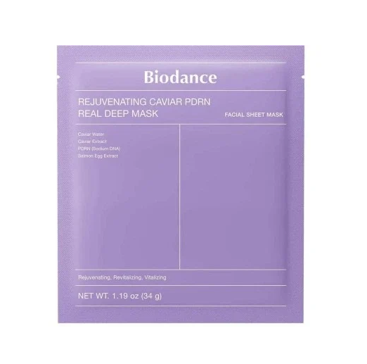 Маска антивозрастная гидрогелевая с PDRN и экстрактом икры Biodance Rejuvenating Caviar PDRN Real Deep Mask 34 мл (33777635)