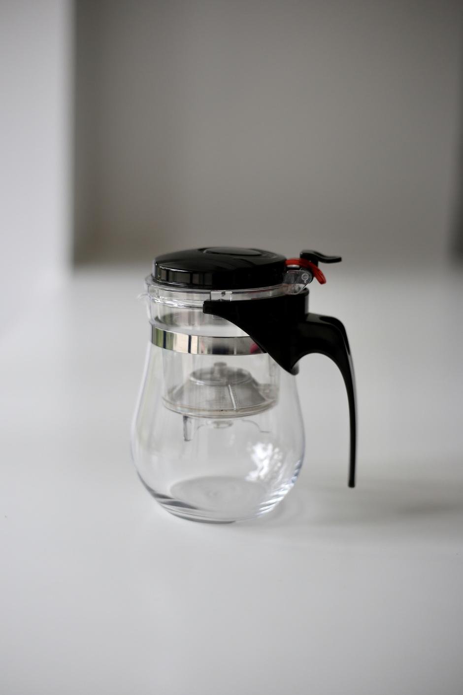 Чайник заварочный InspoLine с системой слива Гунфу из жаропрочного стекла 500 мл (00000010112)