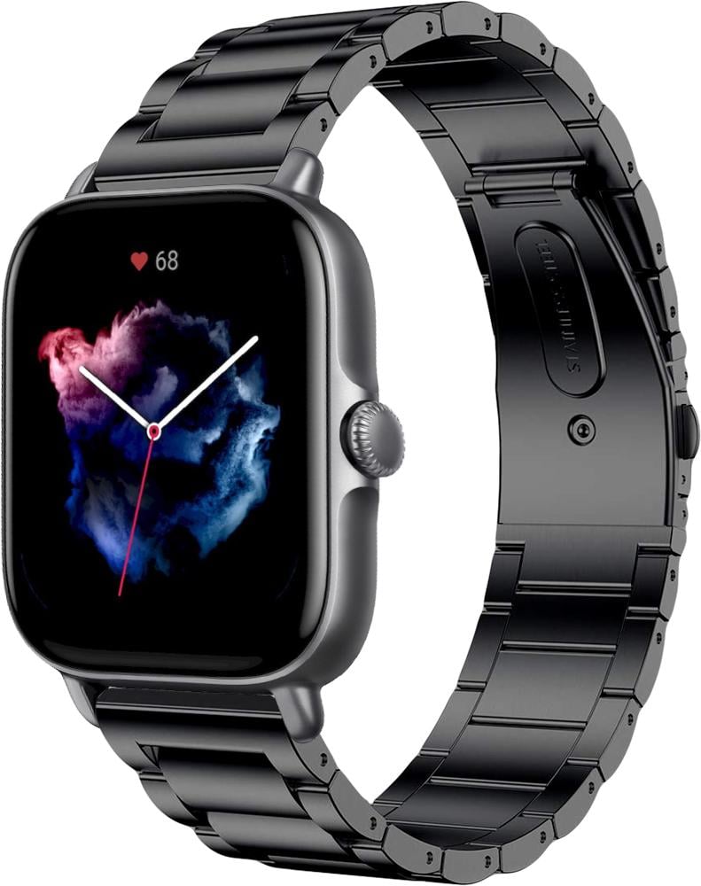 Браслет металлический Shape для Amazfit GTS 3 Black (25310-2B)