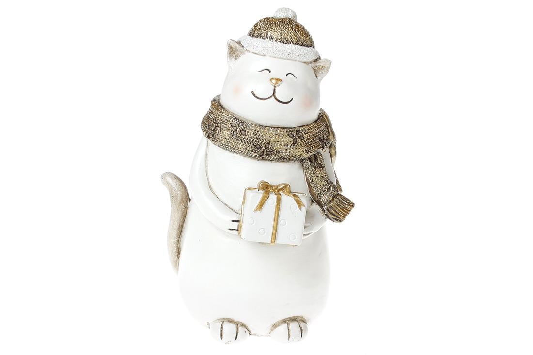 Декоративная статуэтка BonaDi Котик с подарком (218-773)