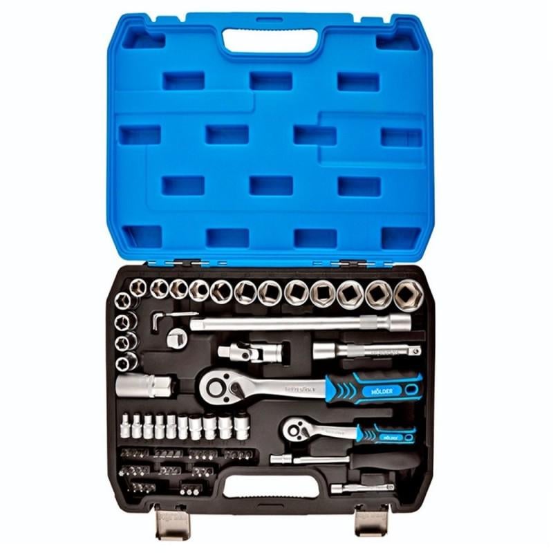 Набор инструментов Molder с трещоткой CR-V 72+8 ед. (na_84)