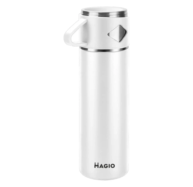 Питьевой термос Magio MG-1072W 1 л из нержавеющей стали Белый (PH00488) Питьевой термос Magio MG-1072W 1 л из нержавеющей стали Белый (PH00488)