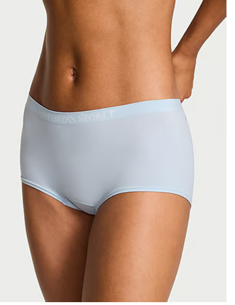 Трусики женские Victoria's Secret Seamless Boyshort S Голубой (544397569872)