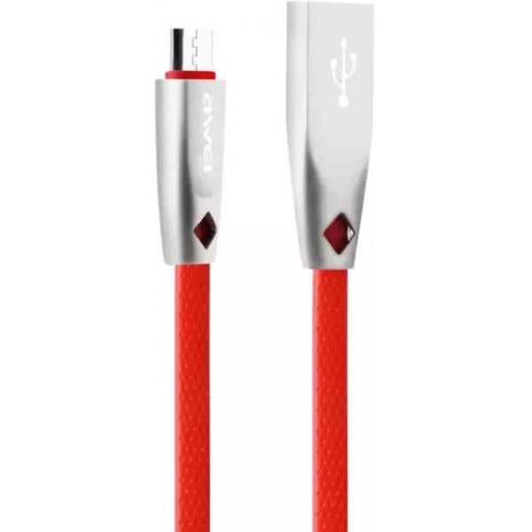 Awei Кабель AWEI CL-96 Micro cable 1m Red (92050)