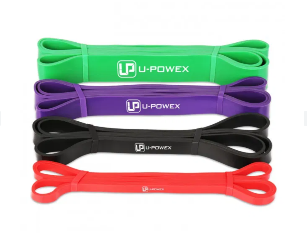 Фитнес резина для подтягивания U-powex 4 шт. Разноцветный (11180156)