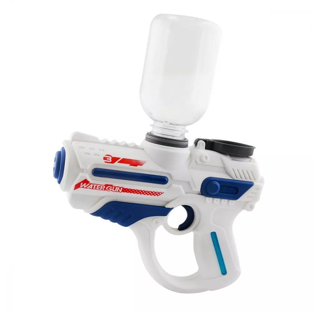Автомат водяной детский Water Gun Space Electric с дополнительным баком для воды Белый с синим (591443)