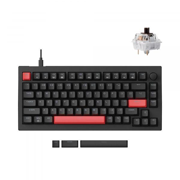 Клавиатура Lemokey X4 Keychron Brown USB-A QMK/VIA Hot-Swap EN/UKR RGB (X4-H3-UA)