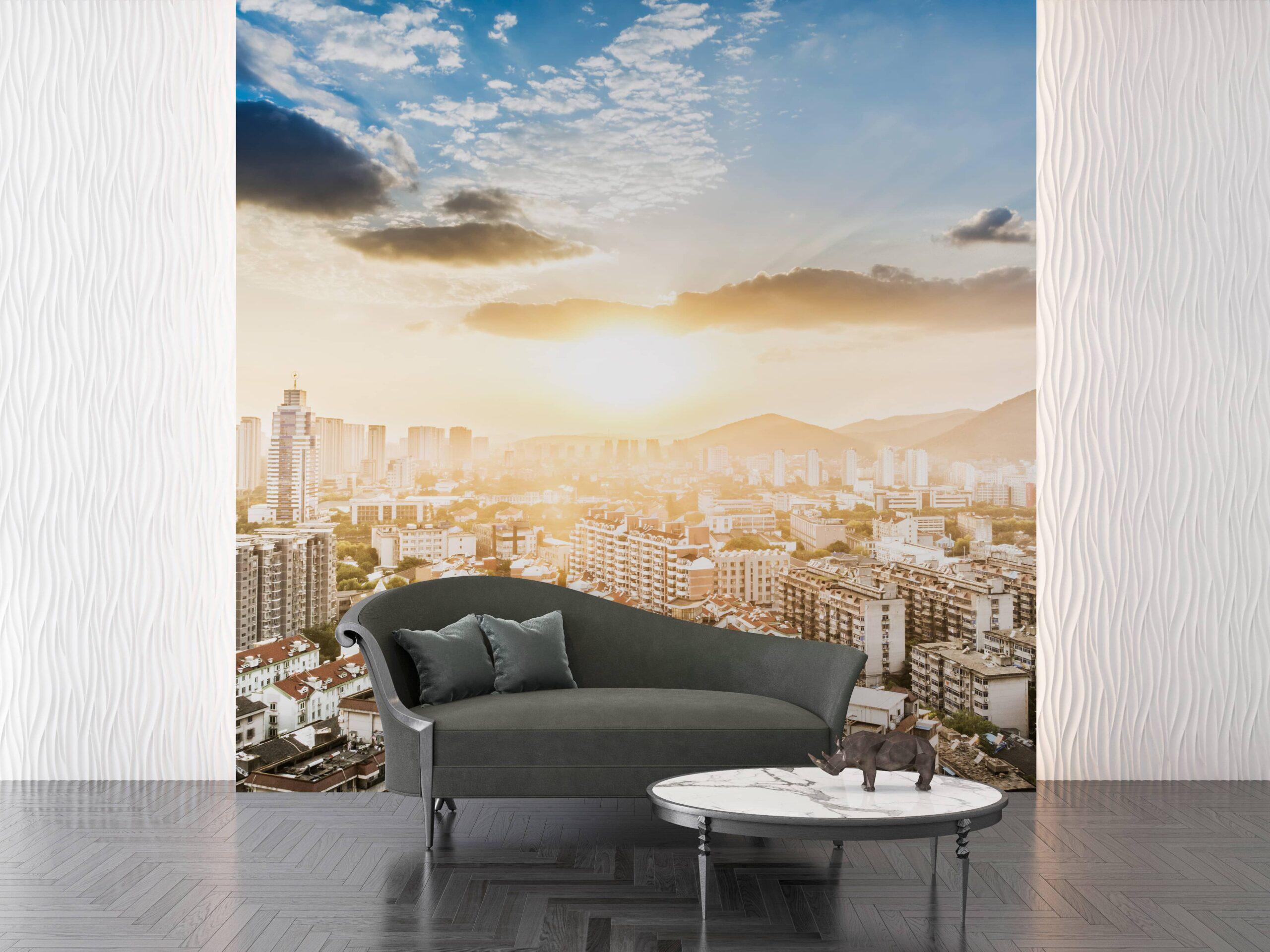 Фотообои флизелиновые Styleo Print-walls Свет над мегаполисом 0660 350х270 см (Pw-0660/3)