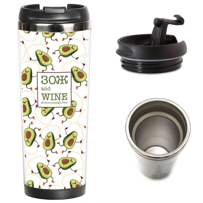 Термокружка ZIZ ЗОЖ 380 мл (21103)