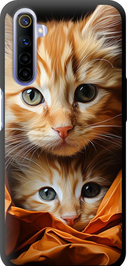 Чехол на Realme 6 Котики 2 (5664b-1913-42517) Чехол на Realme 6 Котики 2 (5664b-1913-42517)