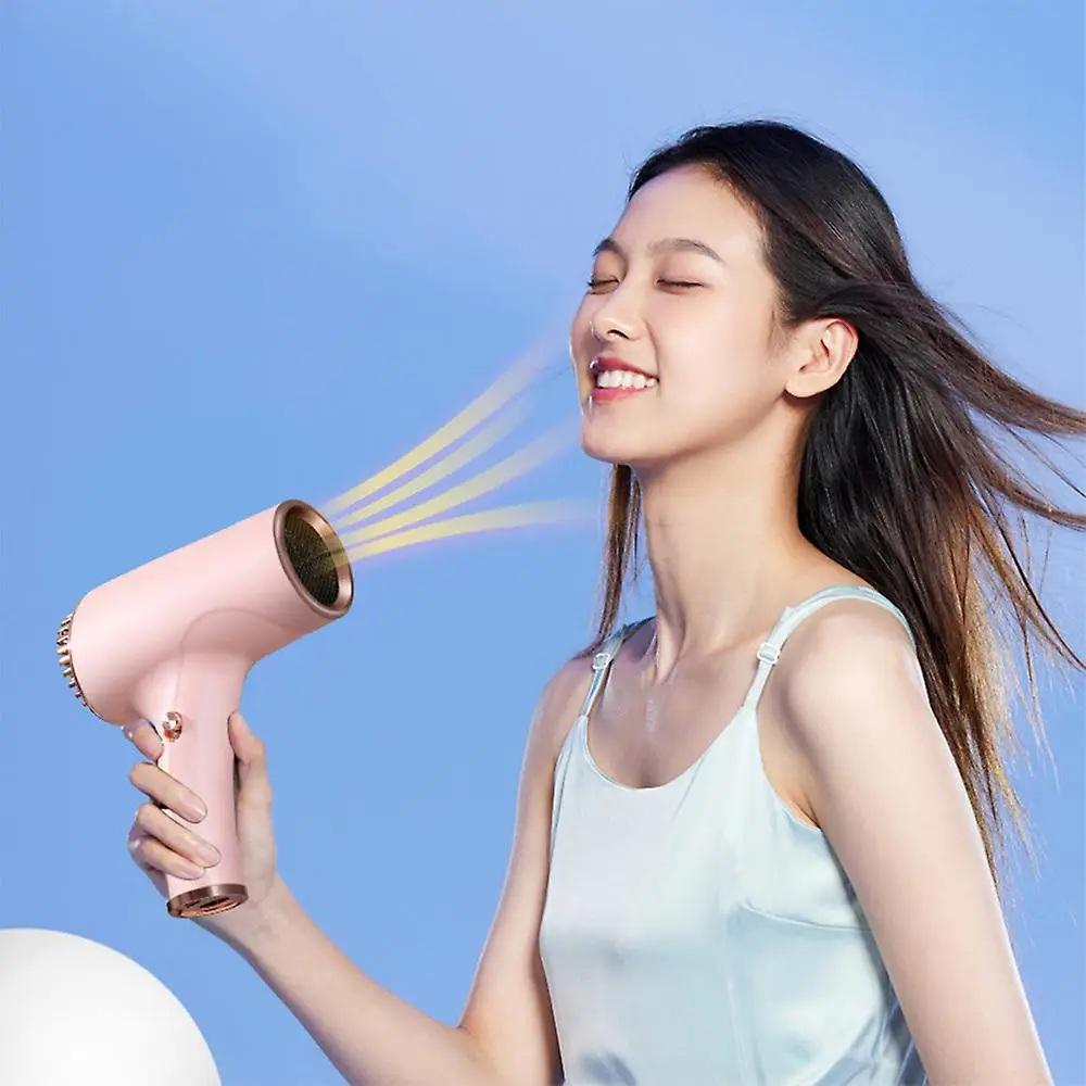 Фен для волос беспроводной с аккумулятором 2600 мА/ч Розовый (29896937) - фото 6 Фен для волос беспроводной с аккумулятором 2600 мА/ч Розовый (29896937) - фото 6